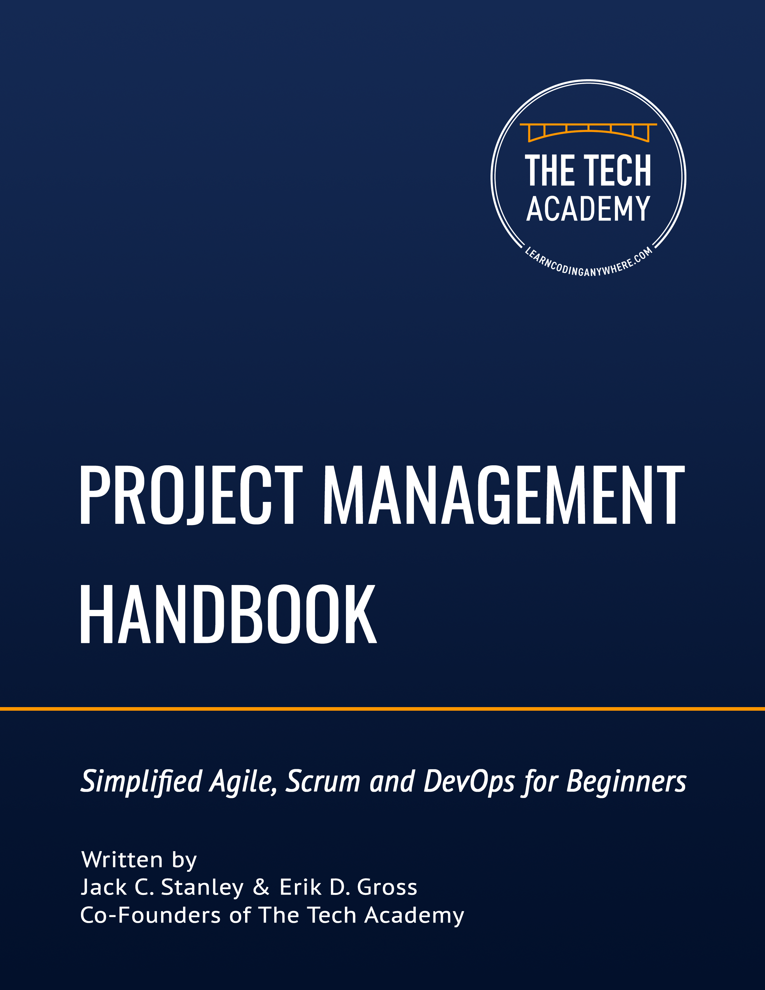 Cover of The Project Management Handbook by The Tech Academy